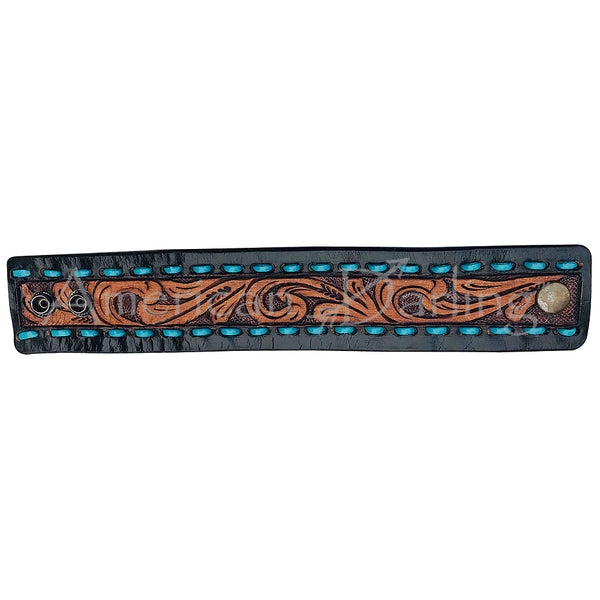 LC-ADBRF116 Hand tooled Genuine Leather Bracelet women