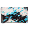 ADBG471 Premium Genuine Hair on Hide Coin Purse with Secure Zip Top and Leather Pull