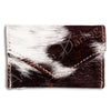 ADBG471 Premium Genuine Hair on Hide Coin Purse with Secure Zip Top and Leather Pull