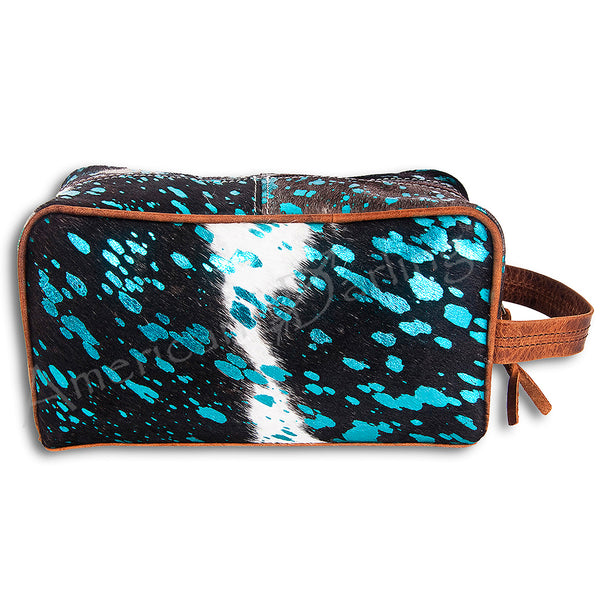 ADBG399 American Darling Hair-On Cowhide Toiletry Bag