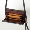 ADBG485 American Darling Braided Cowhide Leather Organiser Bag
