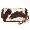 ADBG485 American Darling Braided Cowhide Leather Organiser Bag