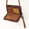 ADBG485 American Darling Braided Cowhide Leather Organiser Bag