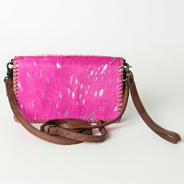 ADBG485 American Darling Braided Cowhide Leather Organiser Bag