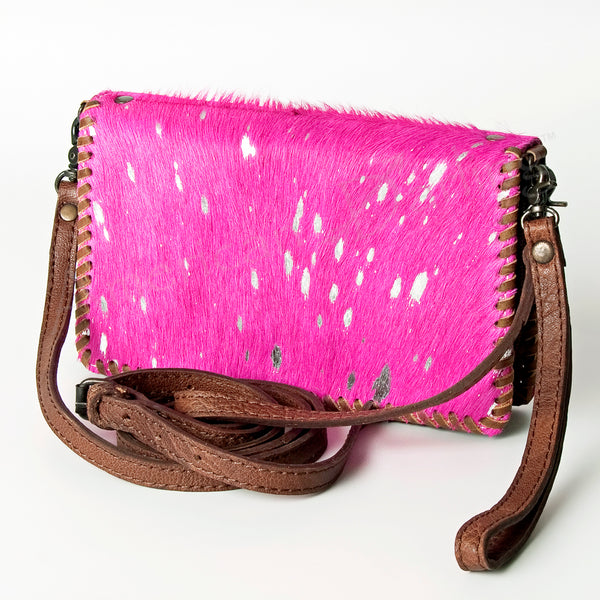 ADBG485 American Darling Braided Cowhide Leather Organiser Bag
