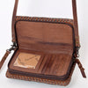 ADBG485 American Darling Braided Cowhide Leather Organiser Bag
