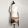 ADBG402 American Darling Hand Tooled Leather Hair-On Small Cross body Bag
