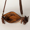 ADBG402 American Darling Hand Tooled Leather Hair-On Small Cross body Bag