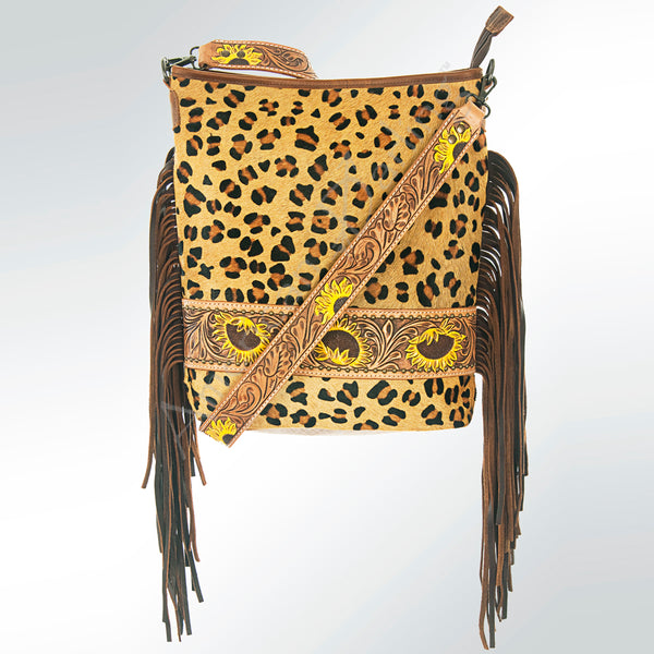 ADBG316 American Darling Hand Tooled Leather Large Cross body Bag