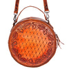 ADBG463 American Darling Hand Tooled Leather Canteen Bag