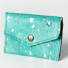 LC-ADBGZ141 Hair-On Cowhide Coin Purse - Western Leather Mini Wallet