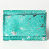 LC-ADBGZ141 Hair-On Cowhide Coin Purse - Western Leather Mini Wallet