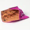 ADBGZ141PKACSL Hot Pink & Silver Hair-On Cowhide Coin Purse - Western Leather Mini Wallet