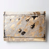 LC-ADBGZ141 Hair-On Cowhide Coin Purse - Western Leather Mini Wallet
