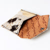 LC-ADBGZ141 Hair-On Cowhide Coin Purse - Western Leather Mini Wallet