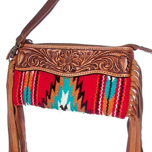 LC-ADBGZ157 Wrislet Genuine Western Leather Women Bag