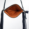 ADBG109 American Darling Hair-On Cowhide Crossbody Bag with Fringe