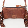 ADBGS142 Mini Crossbody - Hair-On Leather Fringe Bag with Removable Strap