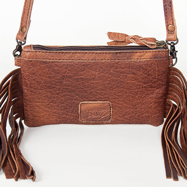 ADBGS142 Mini Crossbody - Hair-On Leather Fringe Bag with Removable Strap