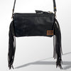 ADBGS142 Mini Crossbody - Hair-On Leather Fringe Bag with Removable Strap