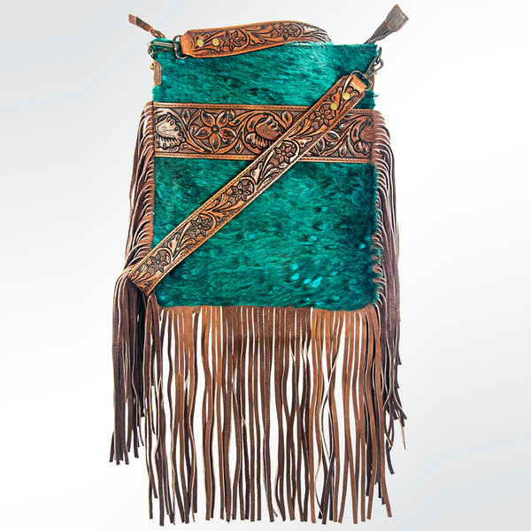 ADBGS192 Large Crossbody Genuine Western Leather Women Bag Pearl