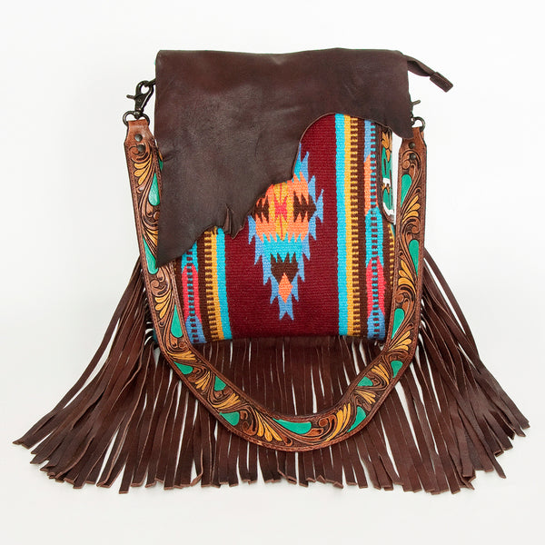 LC-ADBGZ175G Messenger Genuine Western Leather Women Bag