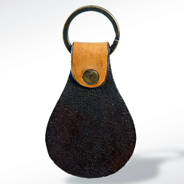 LC-ADKR156 Hand Tooled Genuine Leather Keyring