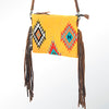 ADBG236 American Darling Cross body Bag with Woven Saddle Blanket & Fringes