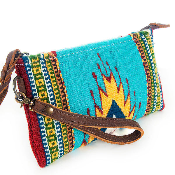 ADBG344 American Darling Aztec Saddle Blanket Western Style Wristlet Clutch Bag