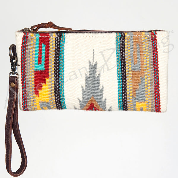 ADBG344 American Darling Aztec Saddle Blanket Western Style Wristlet Clutch Bag