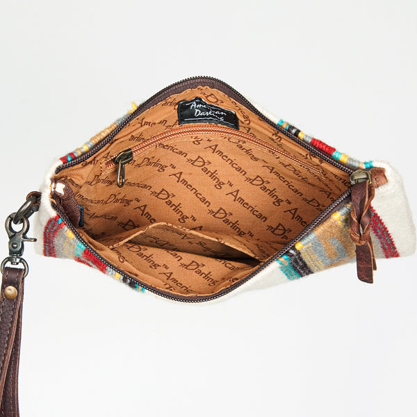 ADBG344 American Darling Aztec Saddle Blanket Western Style Wristlet Clutch Bag