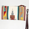 ADBG344 American Darling Aztec Saddle Blanket Western Style Wristlet Clutch Bag