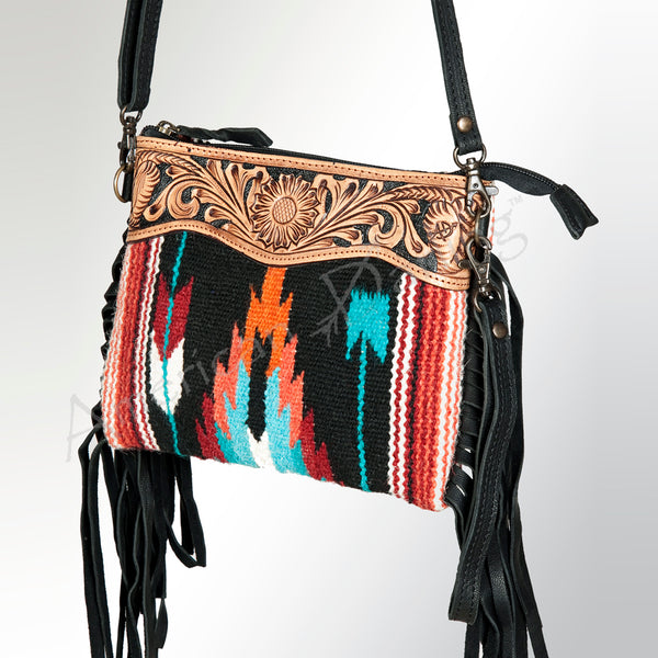 LC-ADBGZ183B Crossbody Genuine Western Leather Women Bag Becca