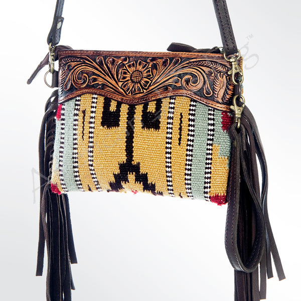 LC-ADBGZ183C Crossbody Genuine Western Leather Women Bag Becca