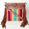 LC-ADBGZ173R Crossbody Genuine Western Leather Women Bag