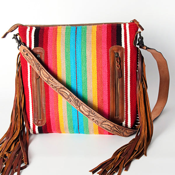 LC-ADBGZ173R Crossbody Genuine Western Leather Women Bag