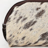 ADBG444 Hair-On Cowhide Leather Coin Purse Western Mini Zip Wallet