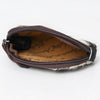 ADBG444 Hair-On Cowhide Leather Coin Purse Western Mini Zip Wallet