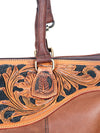 LC-ADBGI105C Tote Hand Tooled Genuine Western Leather Women Bag