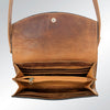 ADBG518 American Darling Hand Tooled Floral Leather Western Crossbody Bag