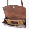 ADBG518 American Darling Hand Tooled Floral Leather Western Crossbody Bag