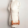 ADBG518 American Darling Hand Tooled Leather & Hair-On Cowhide Western Crossbody Bag