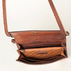 ADBG518 American Darling Hand Tooled Leather & Hair-On Cowhide Western Crossbody Bag