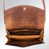ADBG518 American Darling Hand Tooled Leather & Hair-On Cowhide Western Crossbody Bag