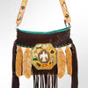 ADBG521 American Darling Hand Tooled & Buck stitched Hair-On Cowhide Western Tote Bag