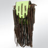 ADBG532 American Darling Braided trim & Hair-On Cowhide Western Cross body Bag with Fringes