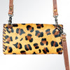 ADBG514 American Darling Handcrafted Printed Hair-On Cowhide & Leather Small Cross body Bag