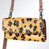 ADBG514 American Darling Handcrafted Printed Hair-On Cowhide & Leather Small Cross body Bag