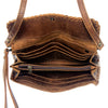 ADBG514 American Darling Handcrafted Printed Hair-On Cowhide & Leather Small Cross body Bag