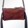 ADBGS142 Mini Crossbody - Hair-On Leather Fringe Bag with Removable Strap
